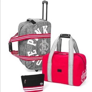 UWOT VS pink luggage set- 🔥firecracker red 🔥